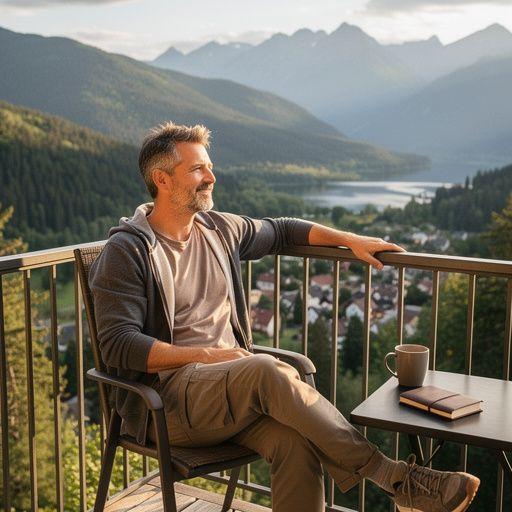 Punkt zbiórki z oznaczeniem dla uczestników wycieczki.